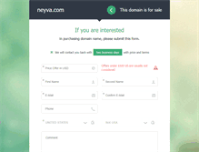 Tablet Screenshot of neyva.com